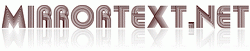 Mirror Text Effect Online